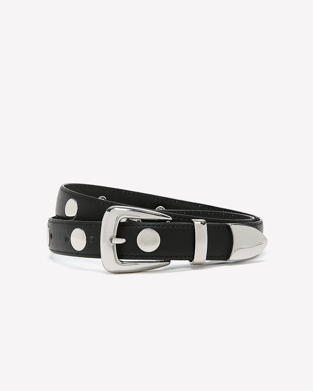 RW&CO Studded Leather Belt
