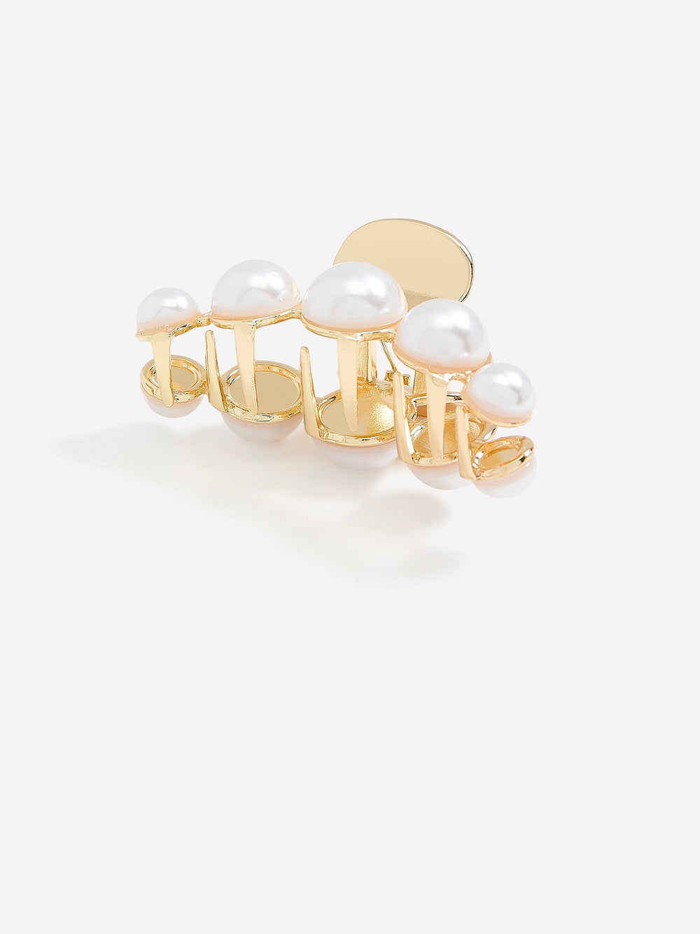 RW&CO Metal Hair Gripper with Pearls