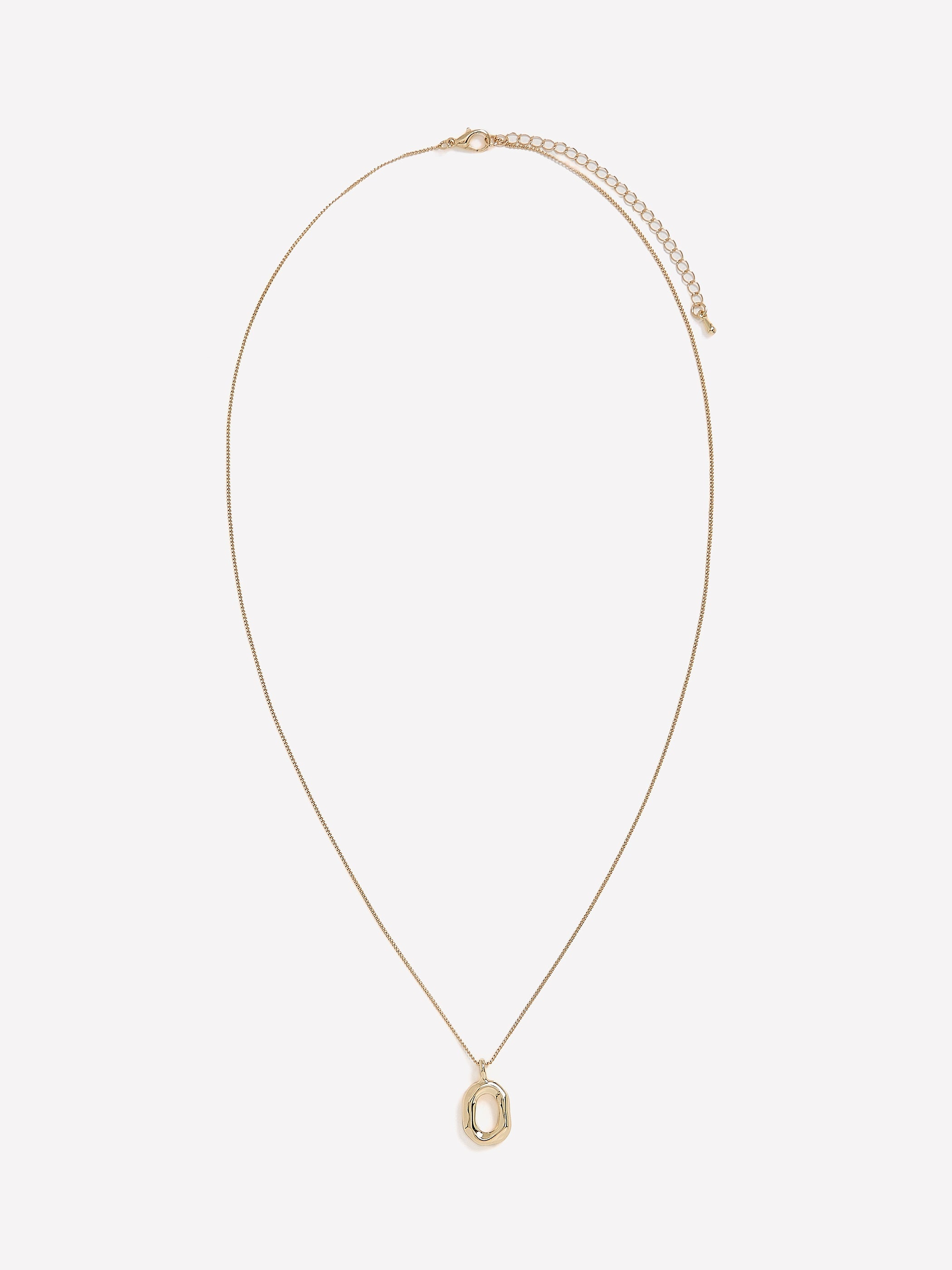RW&CO Necklace with Sculptural Metal Pendant