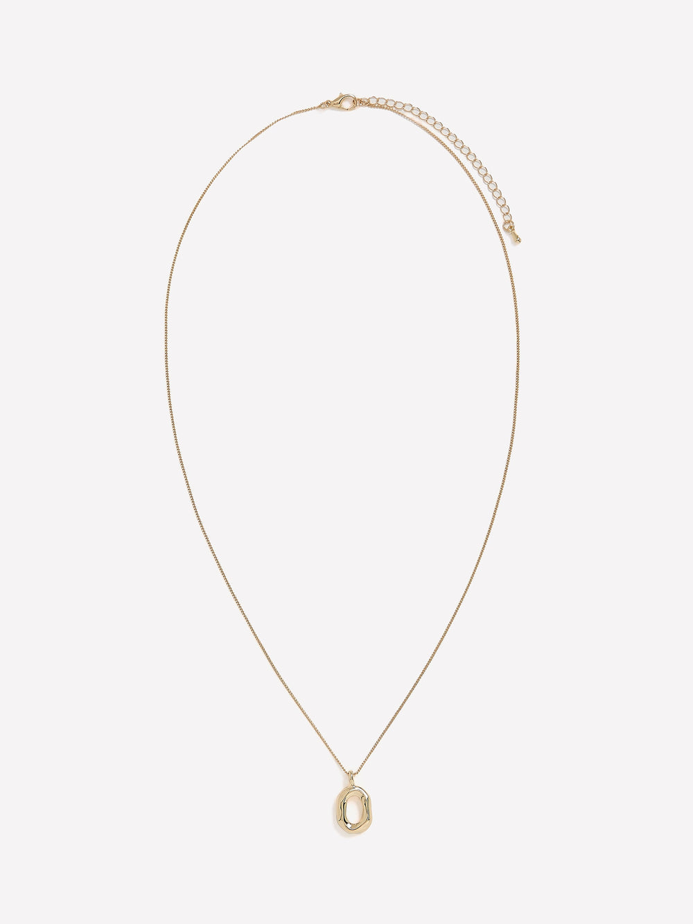 RW&CO Necklace with Sculptural Metal Pendant