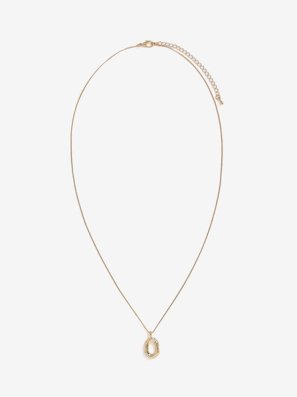 RW&CO Necklace with Sculptural Metal Pendant