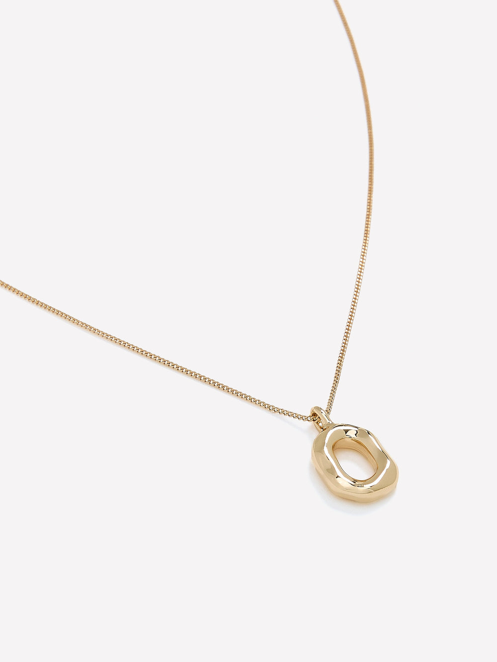 RW&CO Necklace with Sculptural Metal Pendant