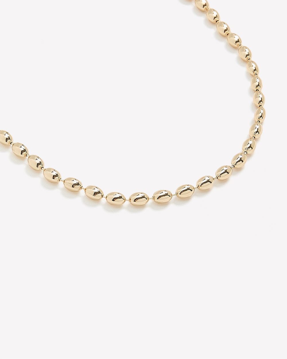 RW&CO Golden Beaded Necklace