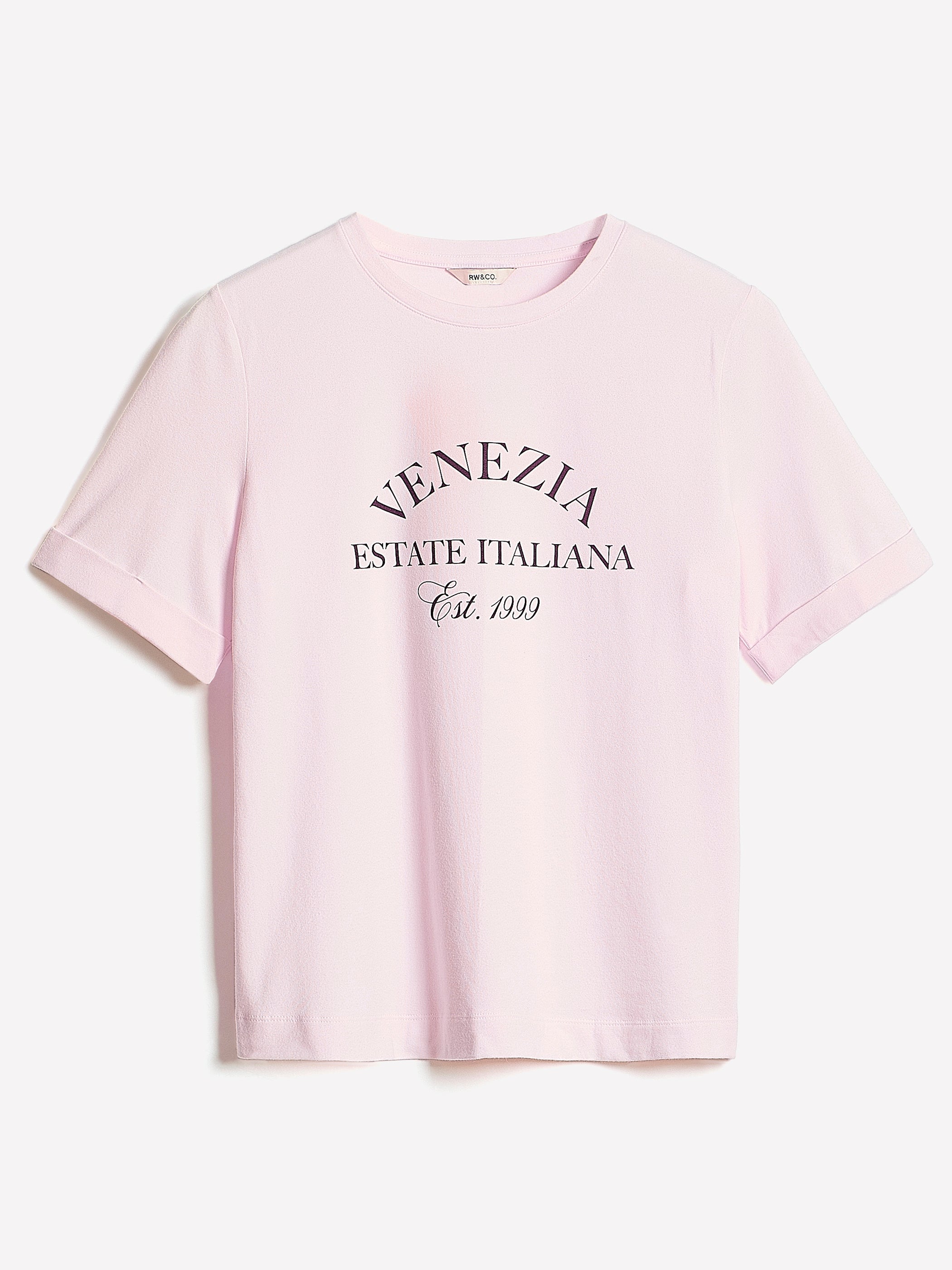 RW&CO Organic Cotton Short-Sleeve Crew-Neck Tee