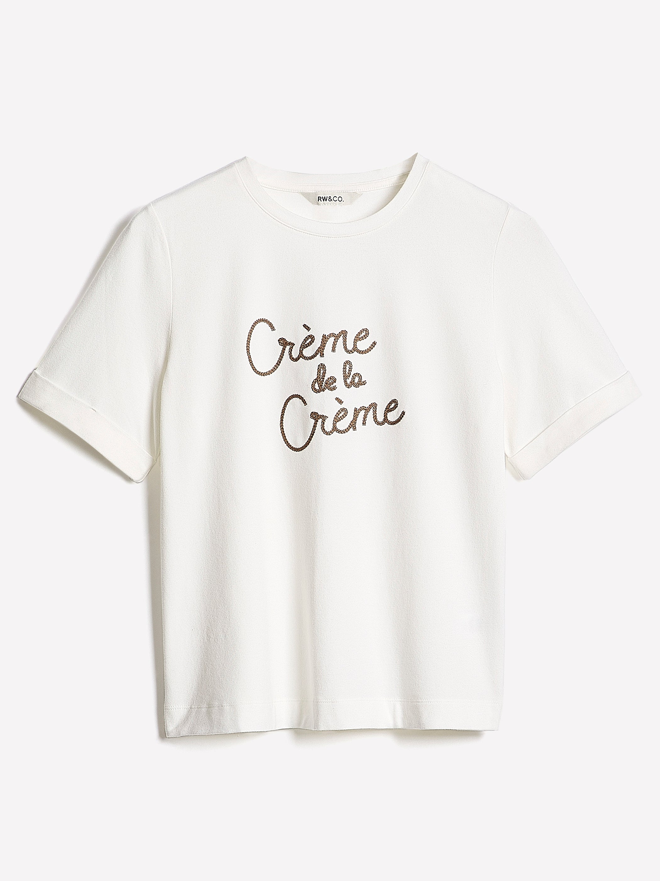 RW&CO Organic Cotton Short-Sleeve Crew-Neck Tee