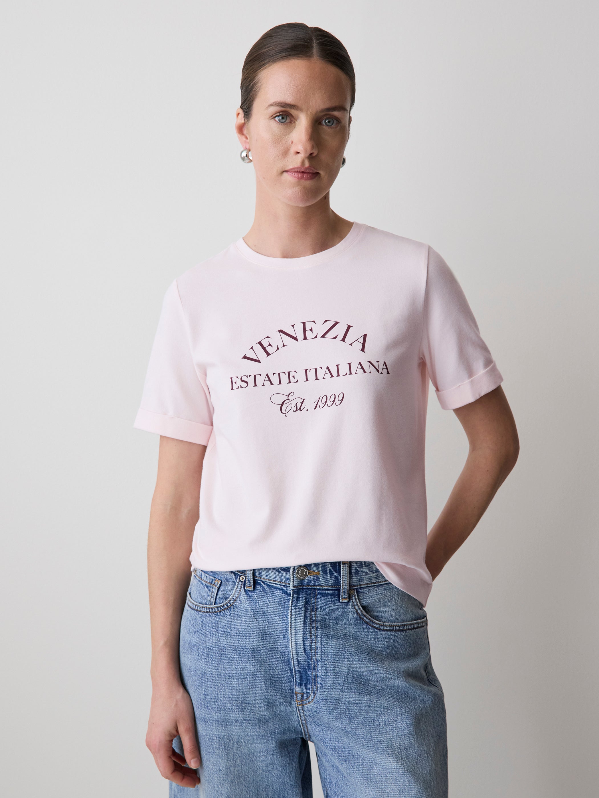 RW&CO Organic Cotton Short-Sleeve Crew-Neck Tee