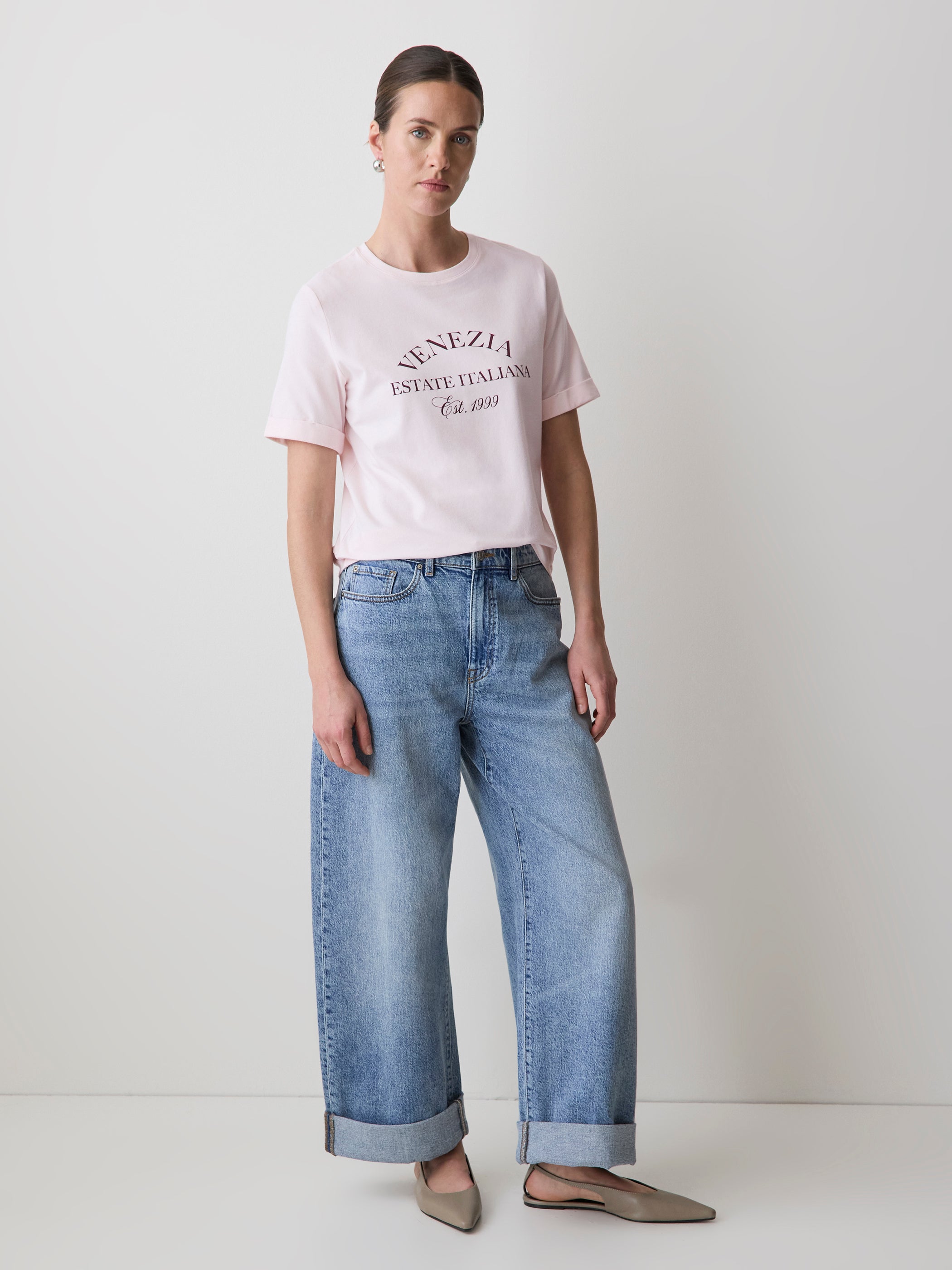 RW&CO Organic Cotton Short-Sleeve Crew-Neck Tee