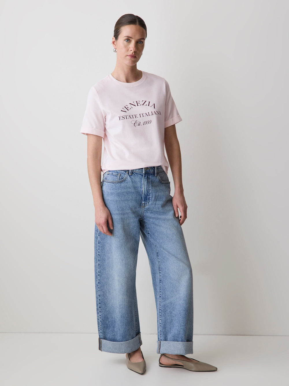 RW&CO Organic Cotton Short-Sleeve Crew-Neck Tee