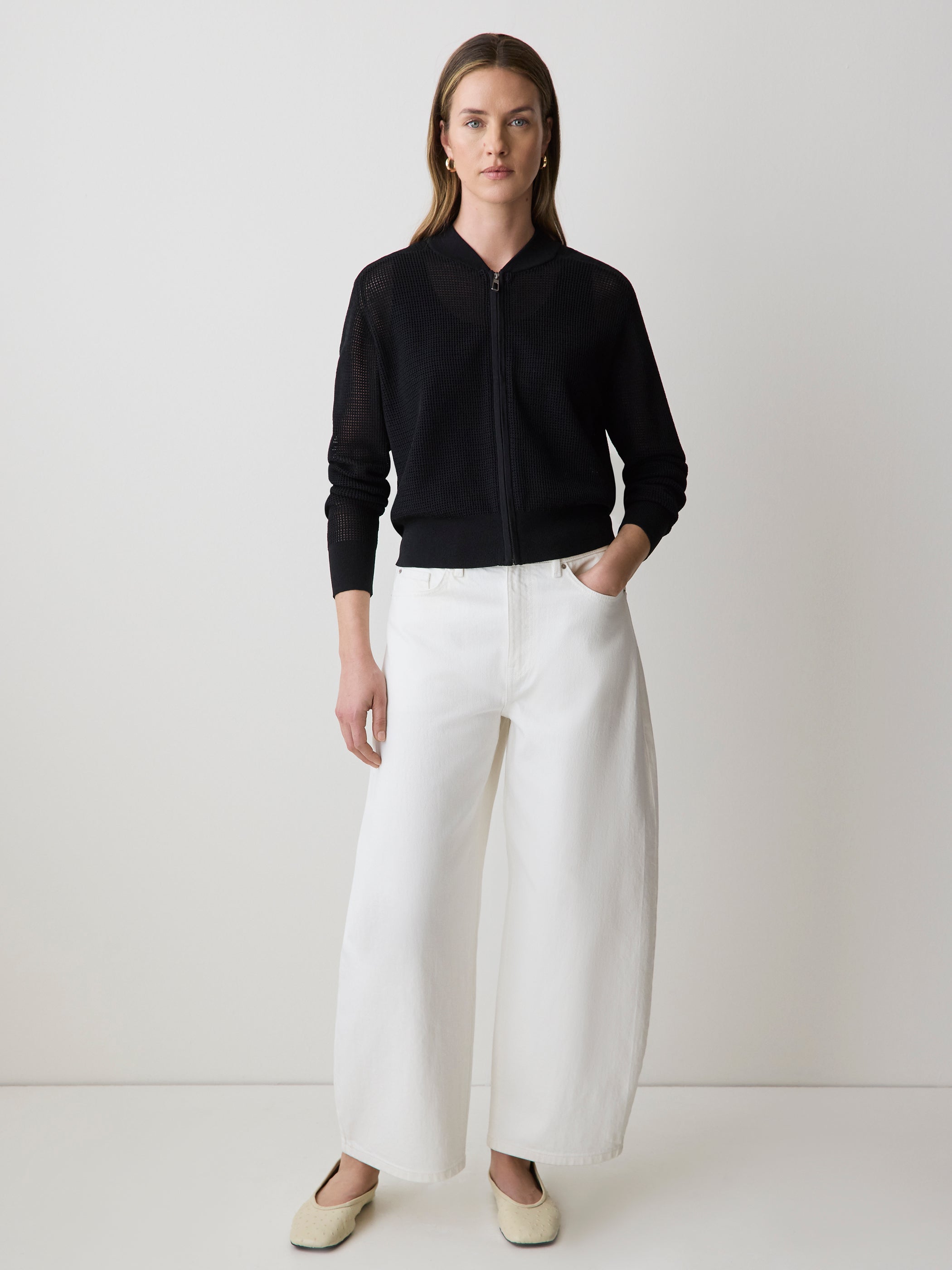 RW&CO Mesh Bomber Jacket