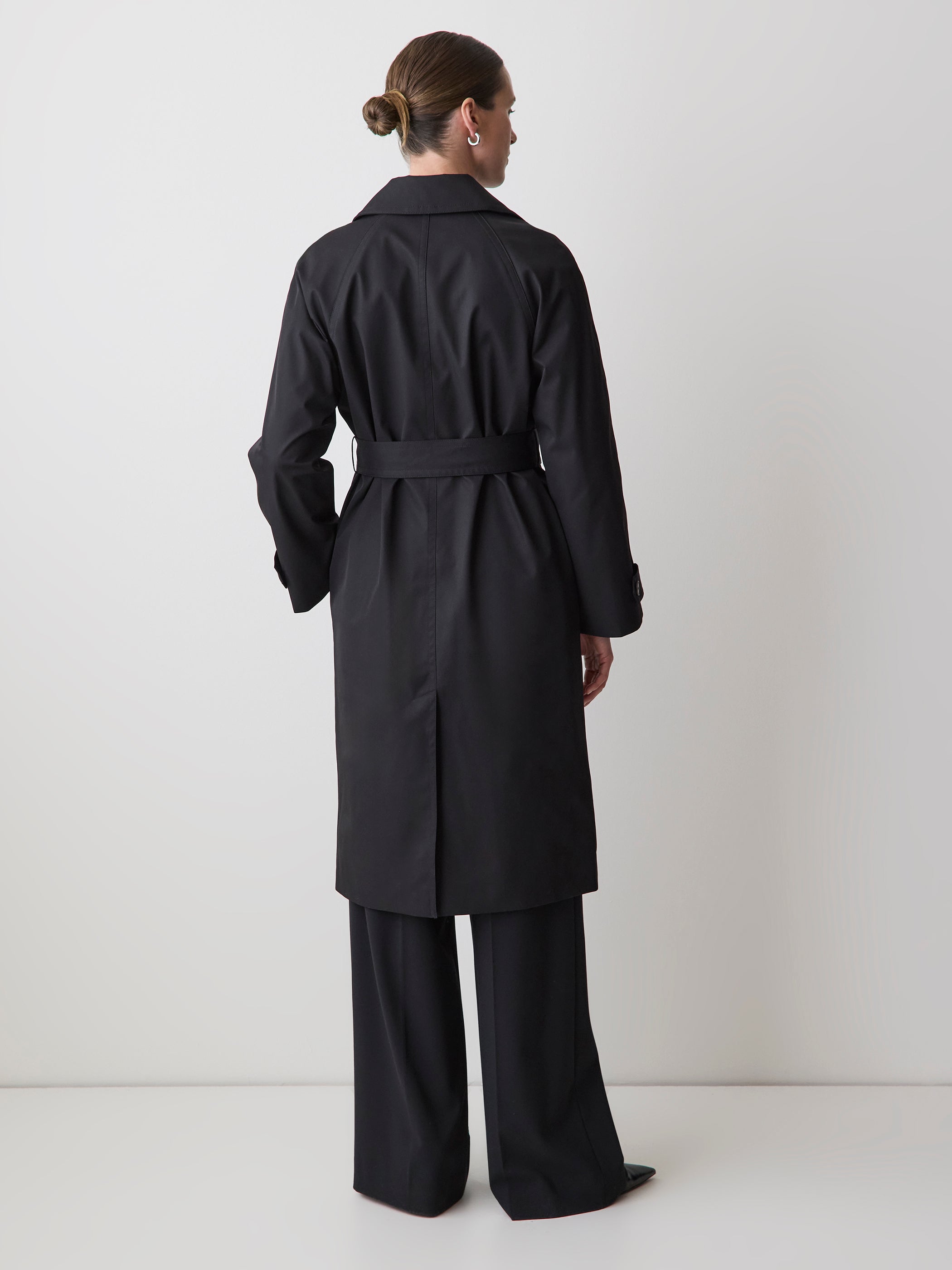 RW&CO Twill Trench Coat with Removable Belt