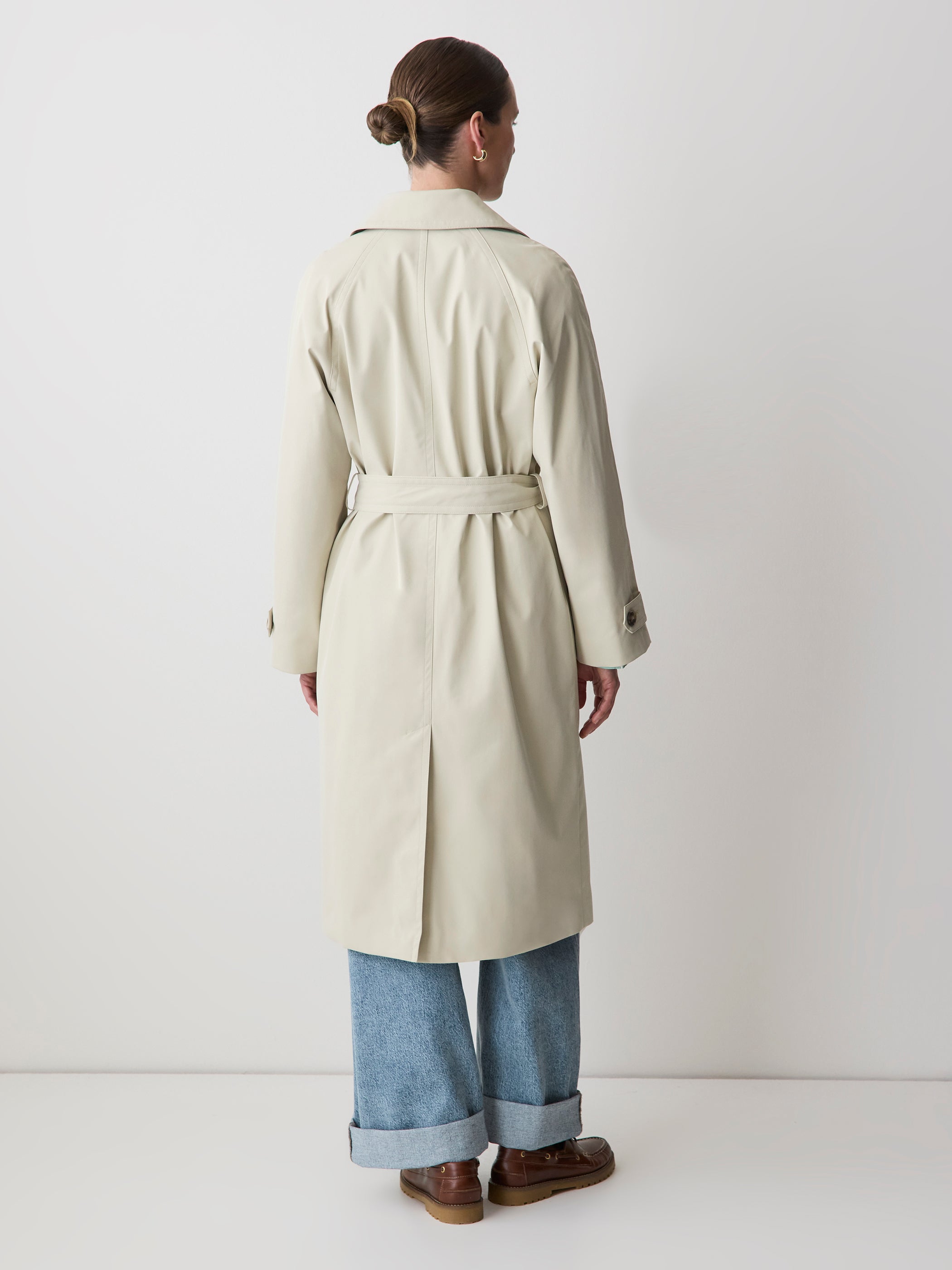 RW&CO Twill Trench Coat with Removable Belt