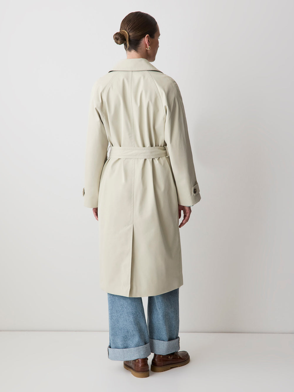 RW&CO Twill Trench Coat with Removable Belt