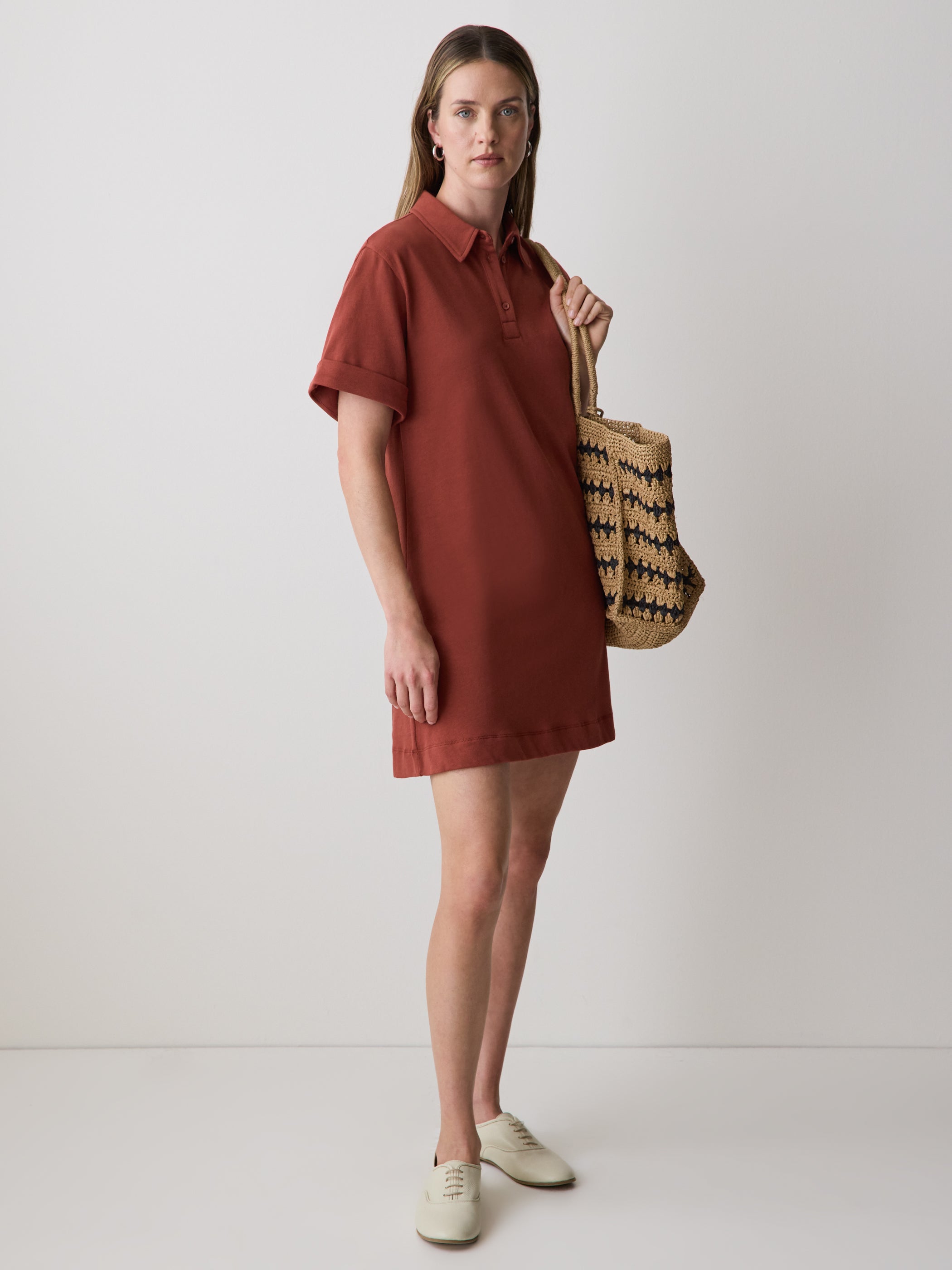 RW&CO Short-Sleeve Polo Dress