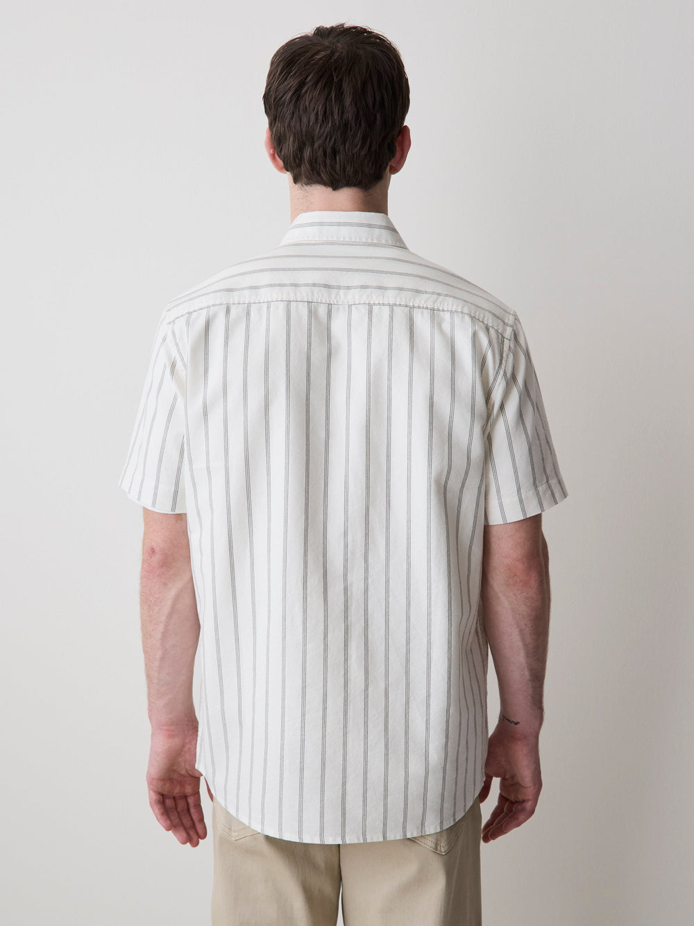 RW&CO Striped Slim Fit Short-Sleeve Oxford Shirt