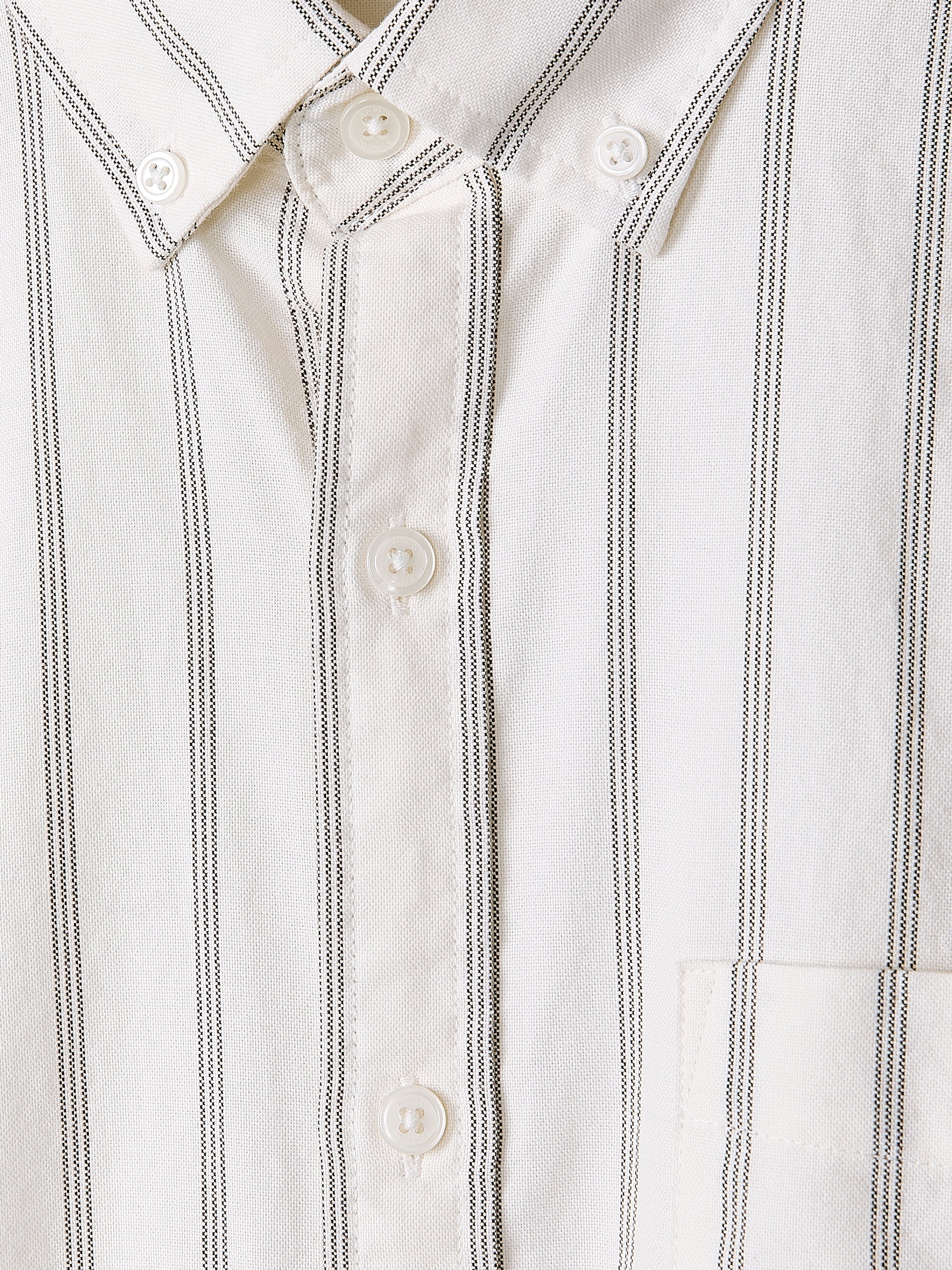 RW&CO Striped Slim Fit Short-Sleeve Oxford Shirt