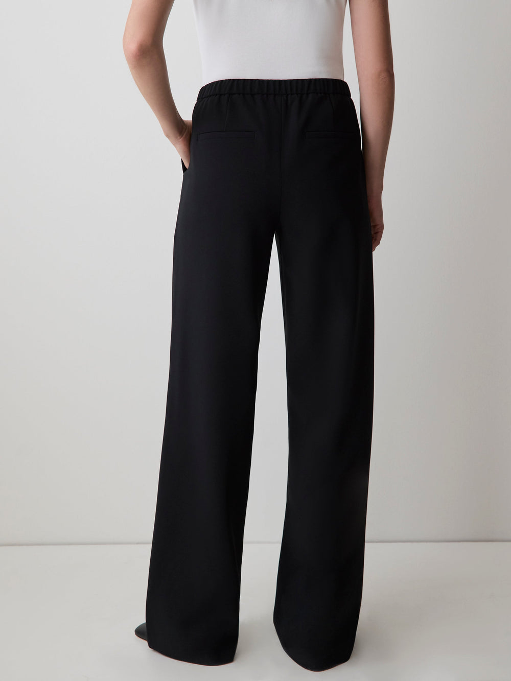 RW&CO Pull-On Mid-Rise Wide-Leg Pant