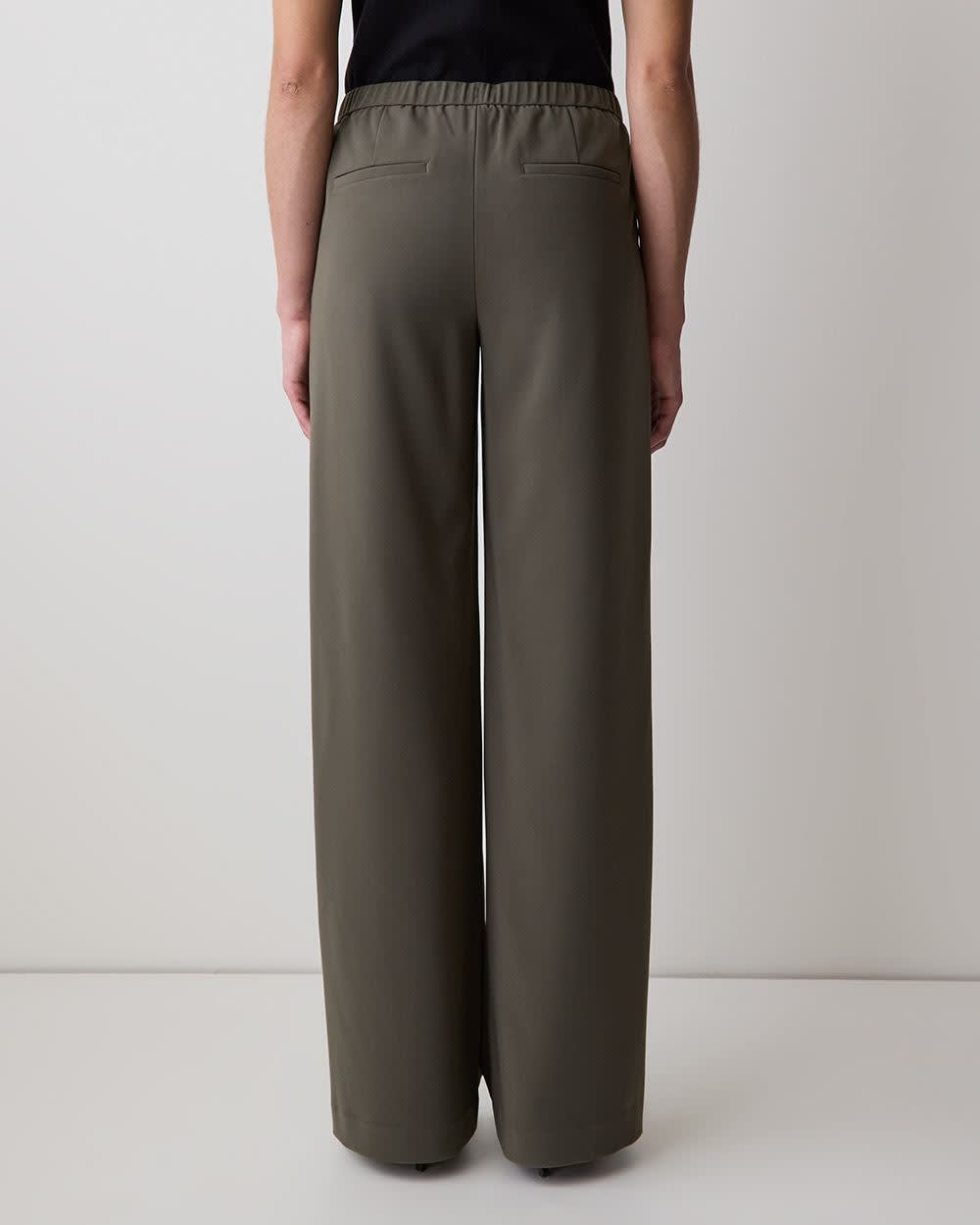RW&CO Pull-On Mid-Rise Wide-Leg Pant