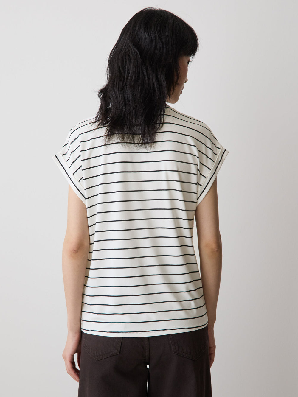 RW&CO Striped Extended-Sleeve Crew-Neck Tee