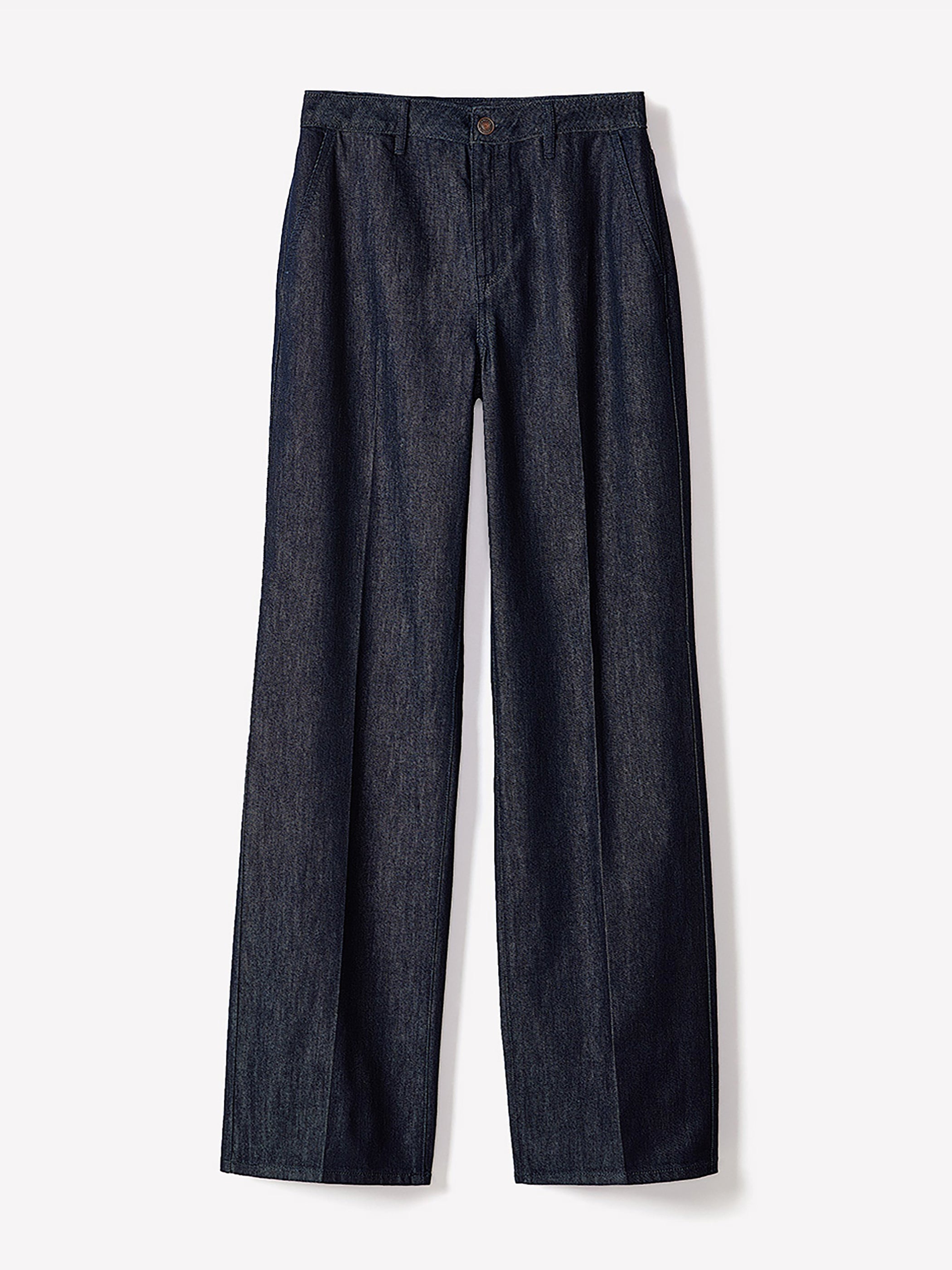 RW&CO High-Rise Wide-Leg Denim Trousers