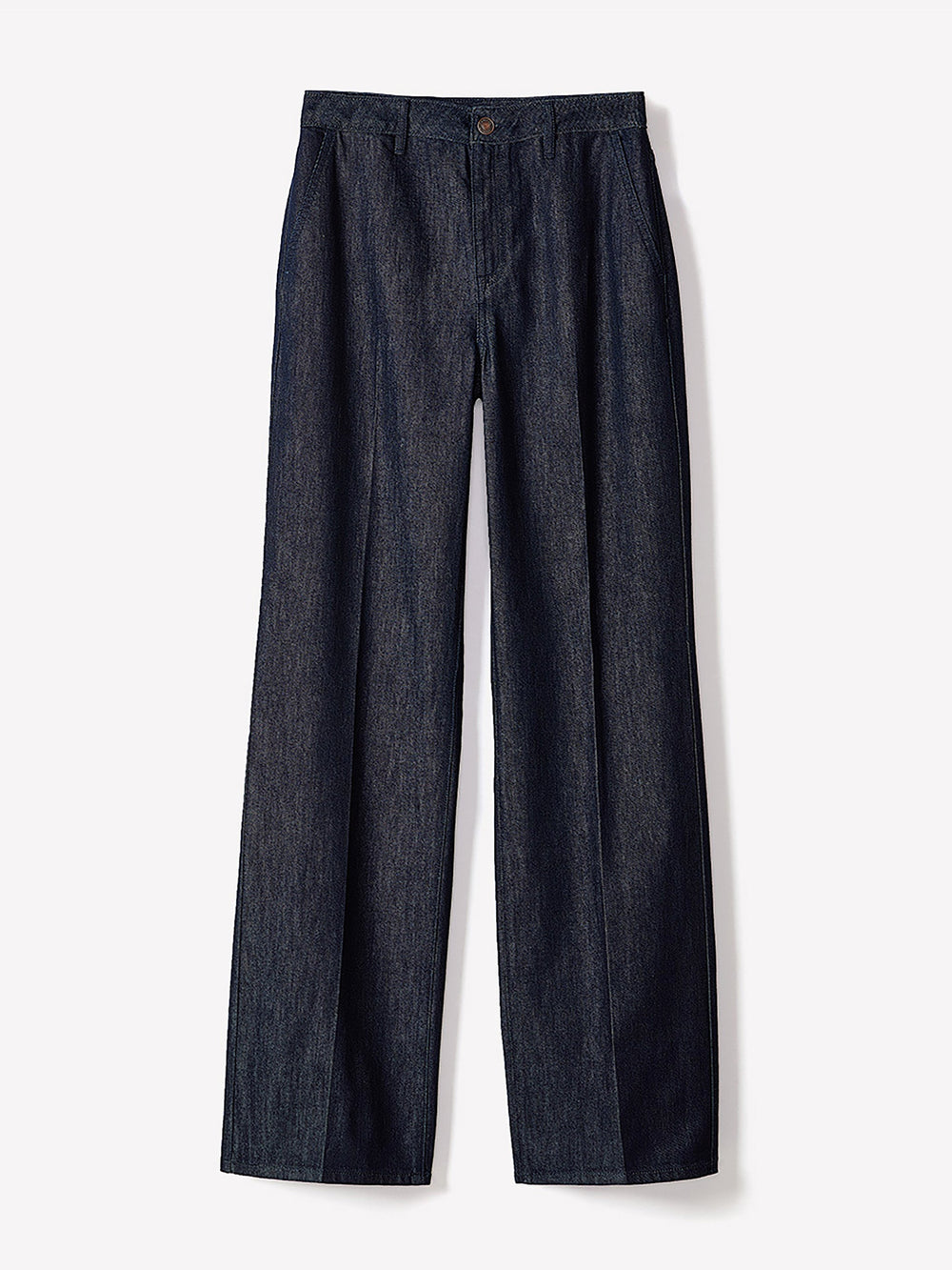 RW&CO High-Rise Wide-Leg Denim Trousers
