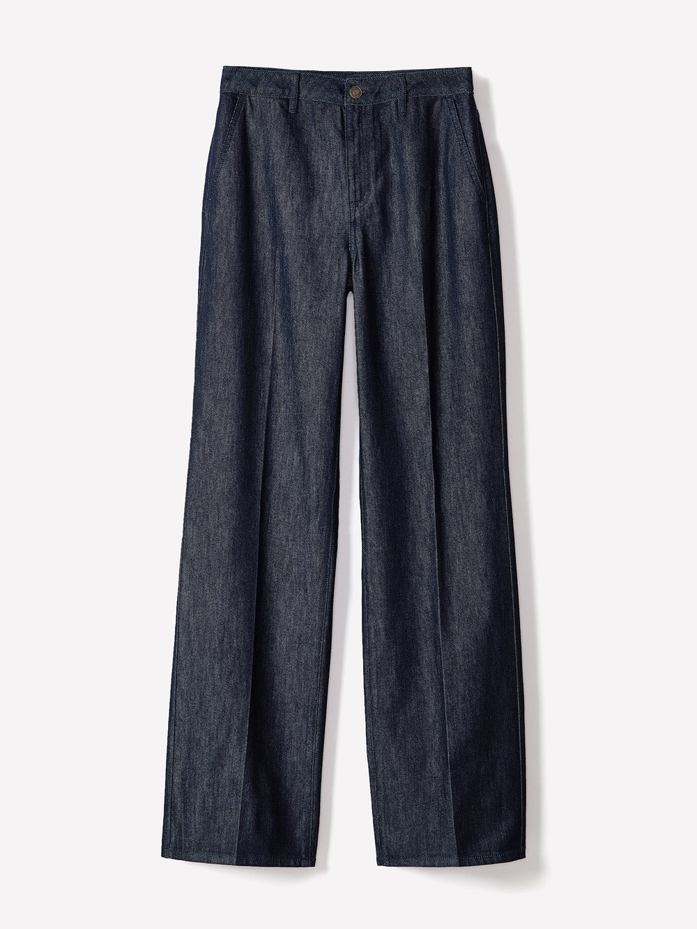 RW&CO High-Rise Wide-Leg Denim Trousers