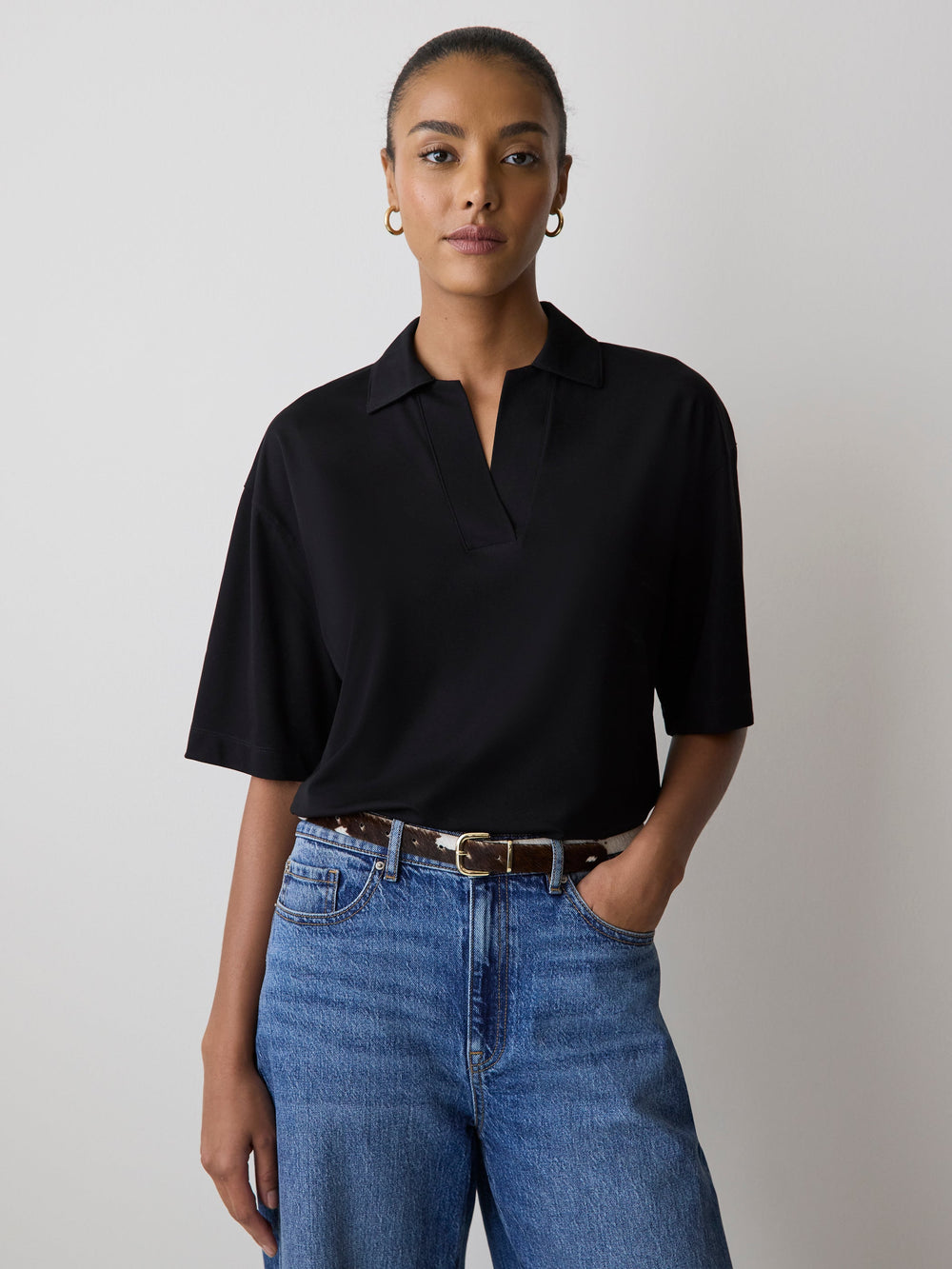 RW&CO Piqué-Knit Short-Sleeve Polo