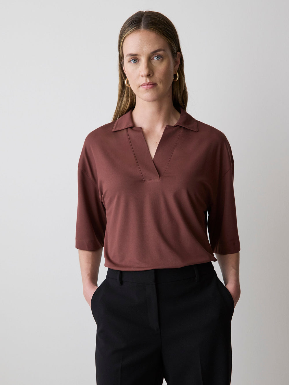 RW&CO Piqué-Knit Short-Sleeve Polo