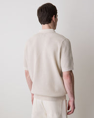 RW&CO Short-Sleeve Textured Shirt Sweater