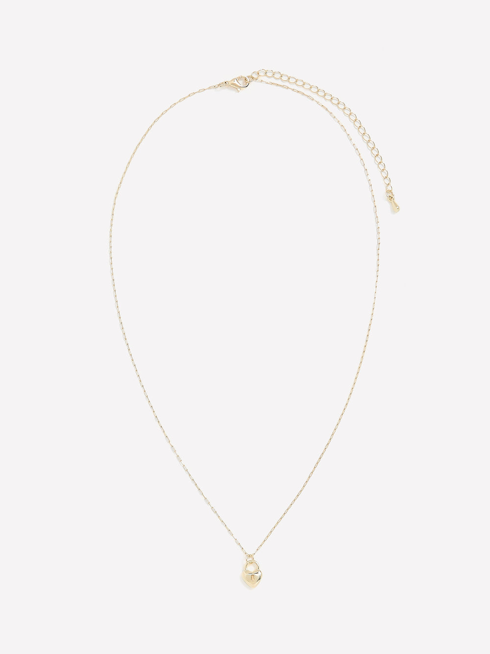 RW&CO Delicate Chain Necklace with Heart Locket