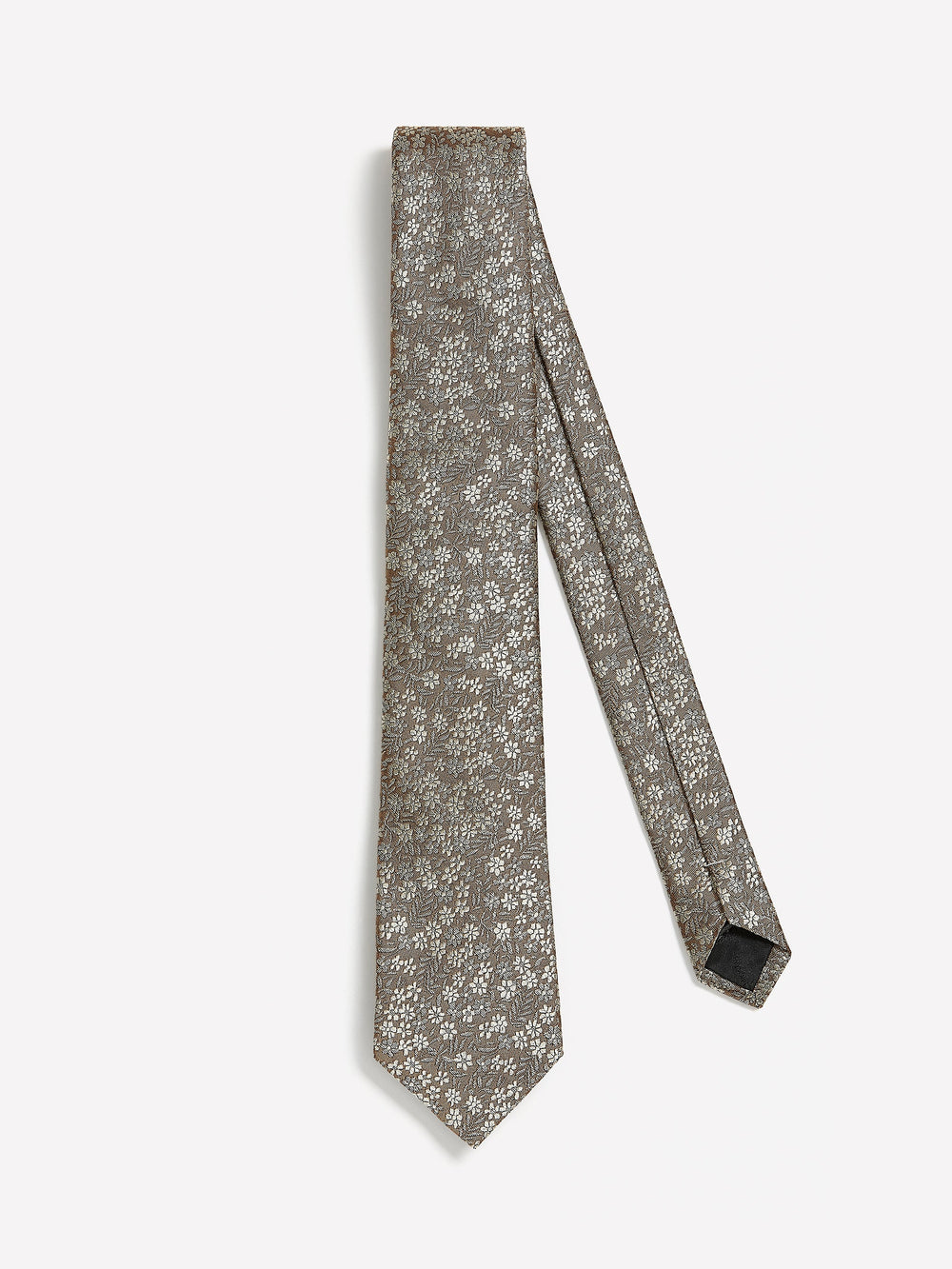 RW&CO Regular Tie with Tonal Floral Pattern