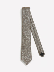 RW&CO Regular Tie with Tonal Floral Pattern