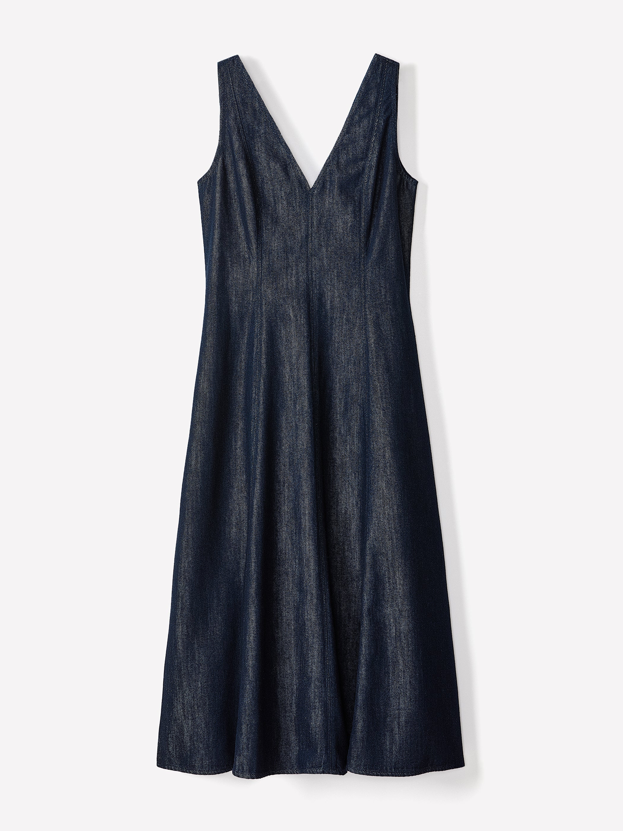 RW&CO Sleeveless Denim Midi Dress