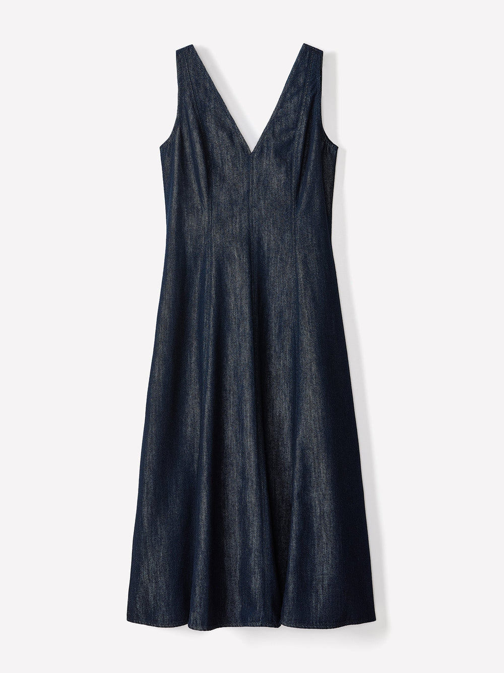 RW&CO Sleeveless Denim Midi Dress