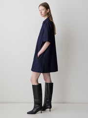 RW&CO Short-Sleeve Mini Denim Dress