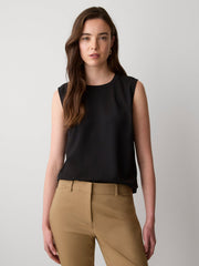 RW&CO Crew-Neck Satin Cami