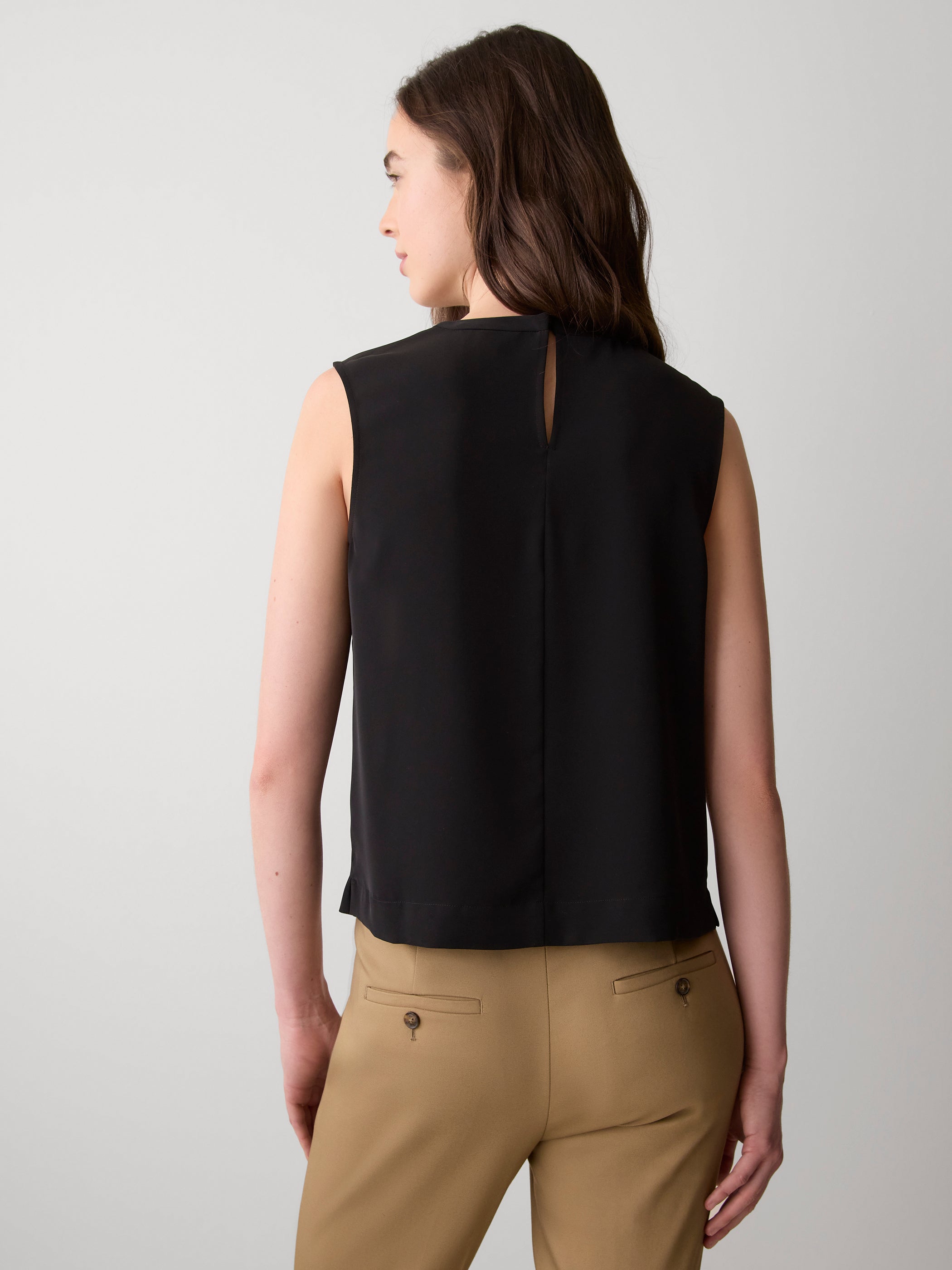 RW&CO Crew-Neck Satin Cami