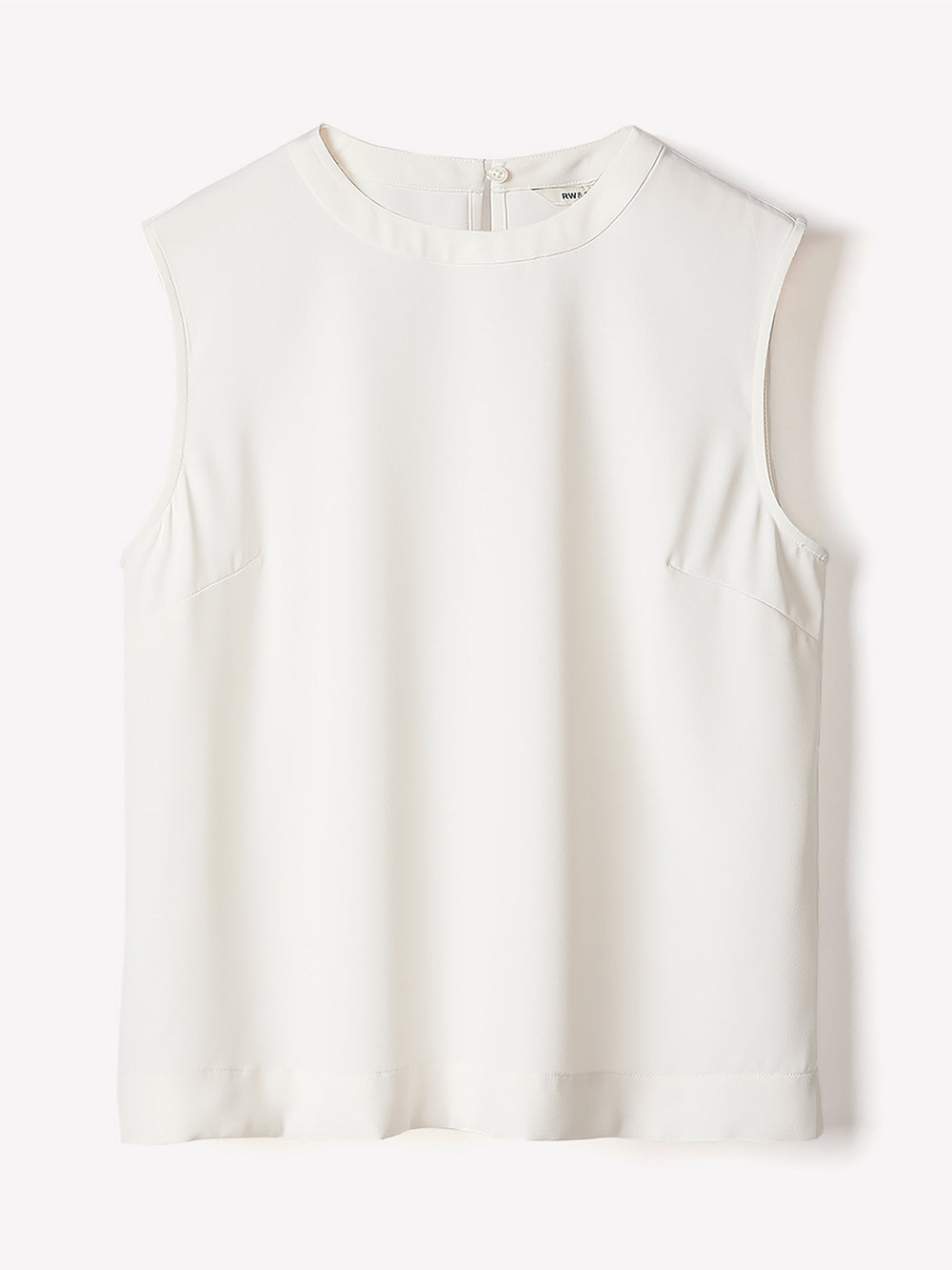 RW&CO Crew-Neck Satin Cami