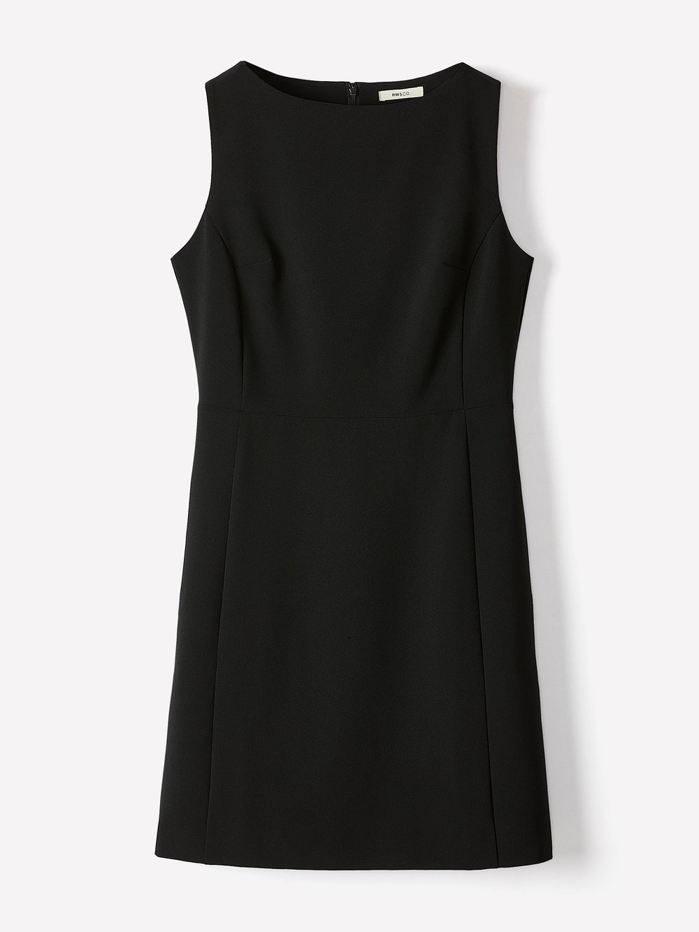 RW&CO Sleeveless Boat-Neck Mini Dress
