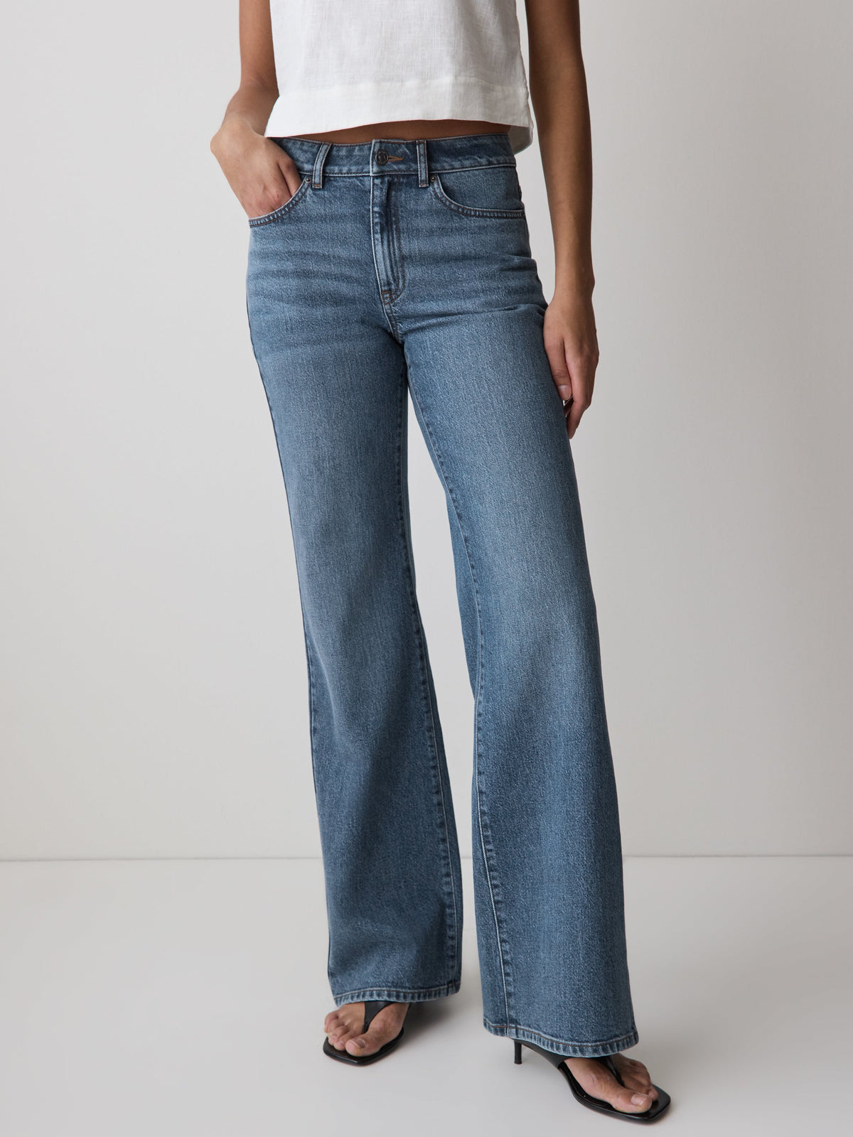 RW&CO High-Rise Wide-Leg Jeans