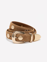 RW&CO Studded Suede Belt
