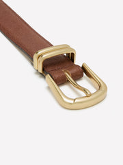 RW&CO Leather Belt with Metal Tip