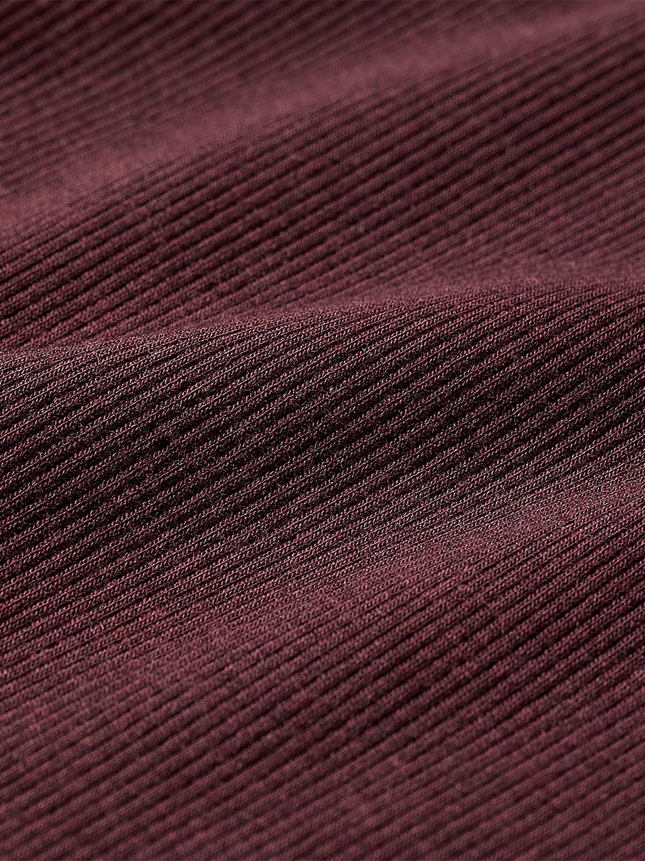 RW&CO Long-Sleeve Crew-Neck Fitted Ribbed Tee