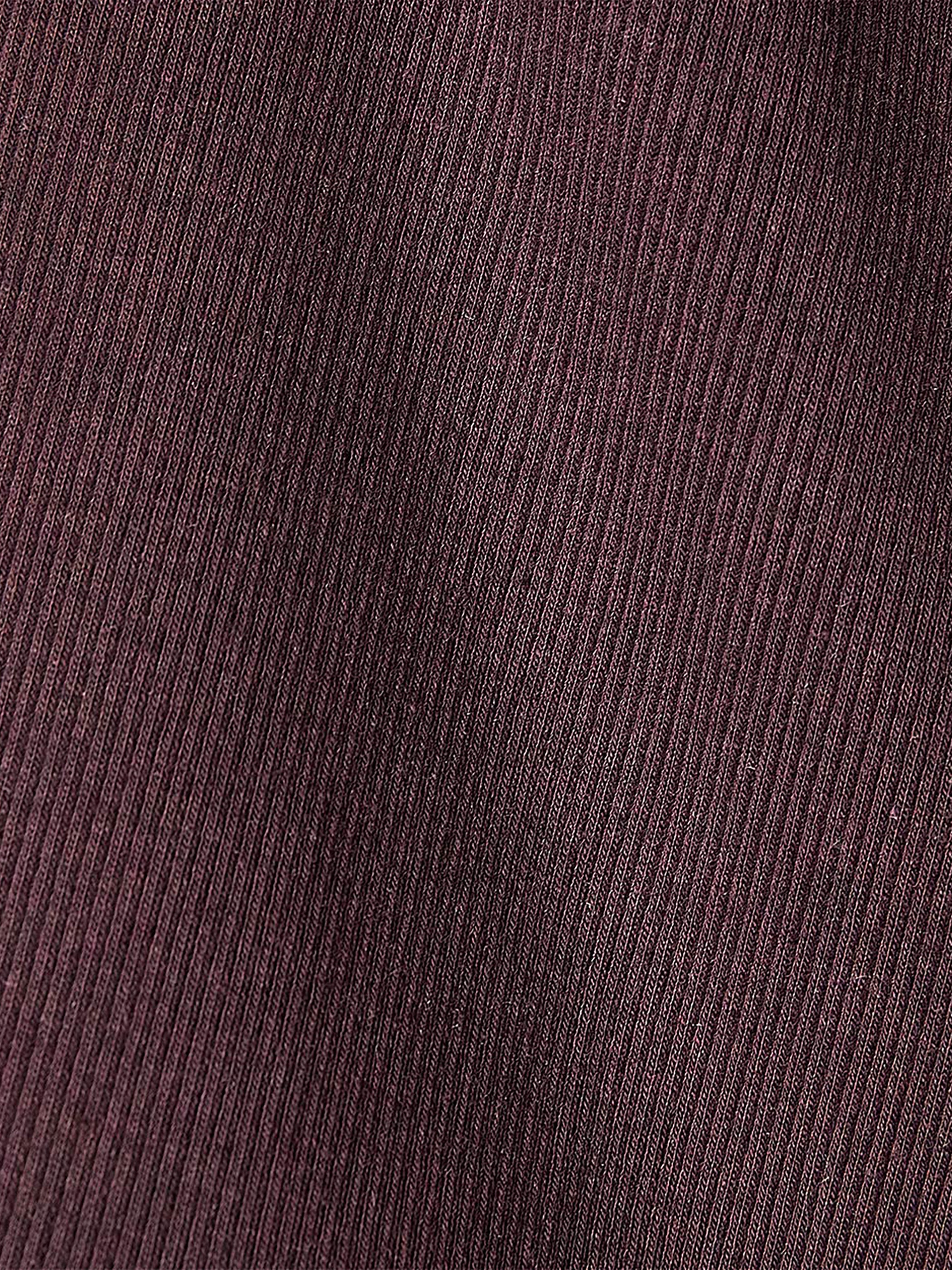 RW&CO Elbow-Sleeve Crew-Neck Ribbed Tee