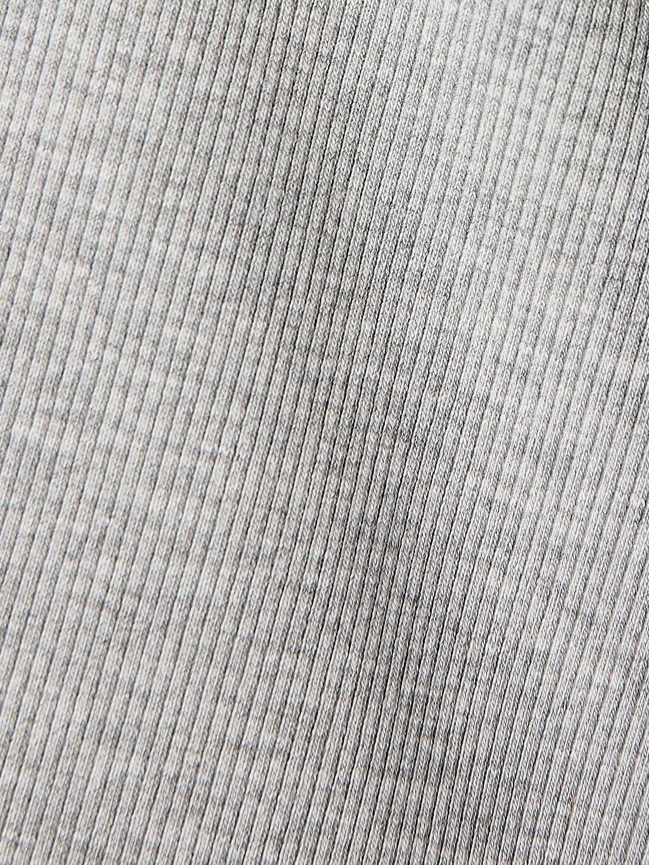 RW&CO Elbow-Sleeve Crew-Neck Ribbed Tee