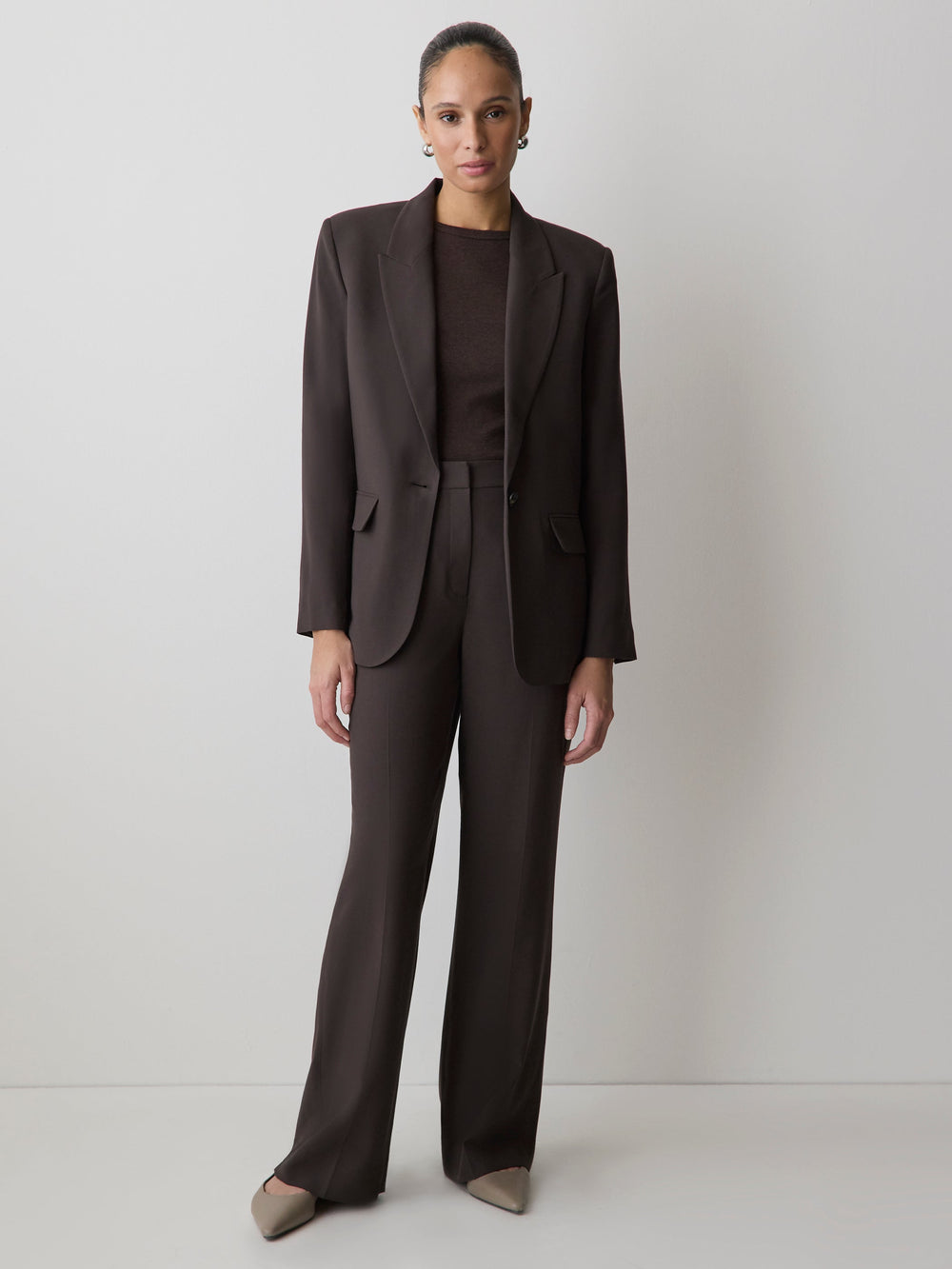 RW&CO Relaxed-Fit One-Button Blazer