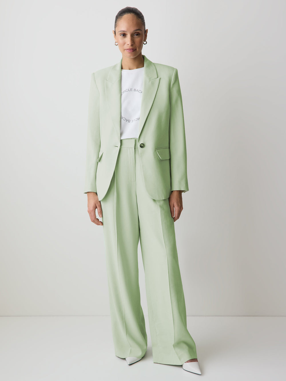 RW&CO Relaxed-Fit One-Button Blazer