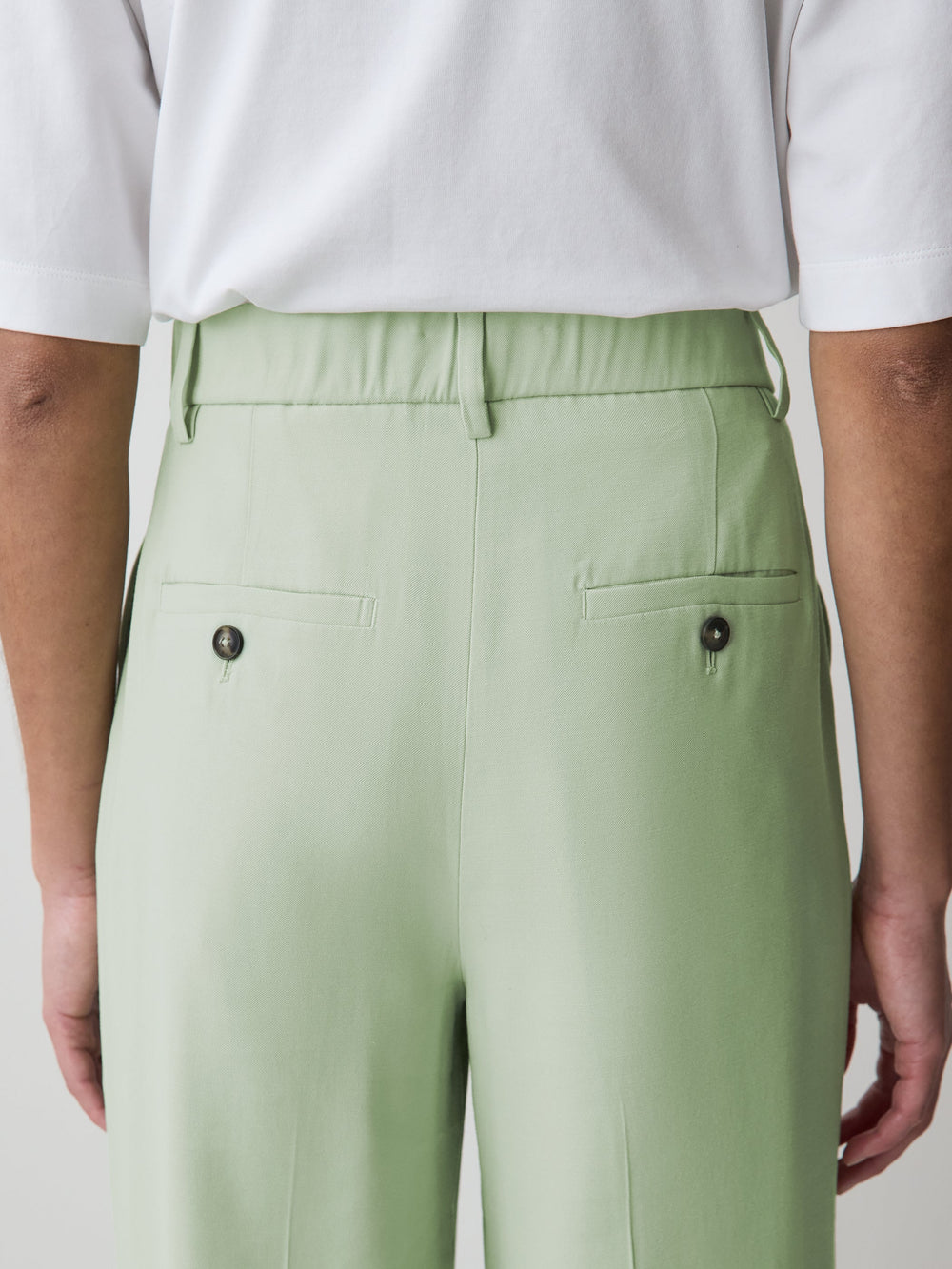 RW&CO Wide-Leg High-Rise Pant with Elastic Back