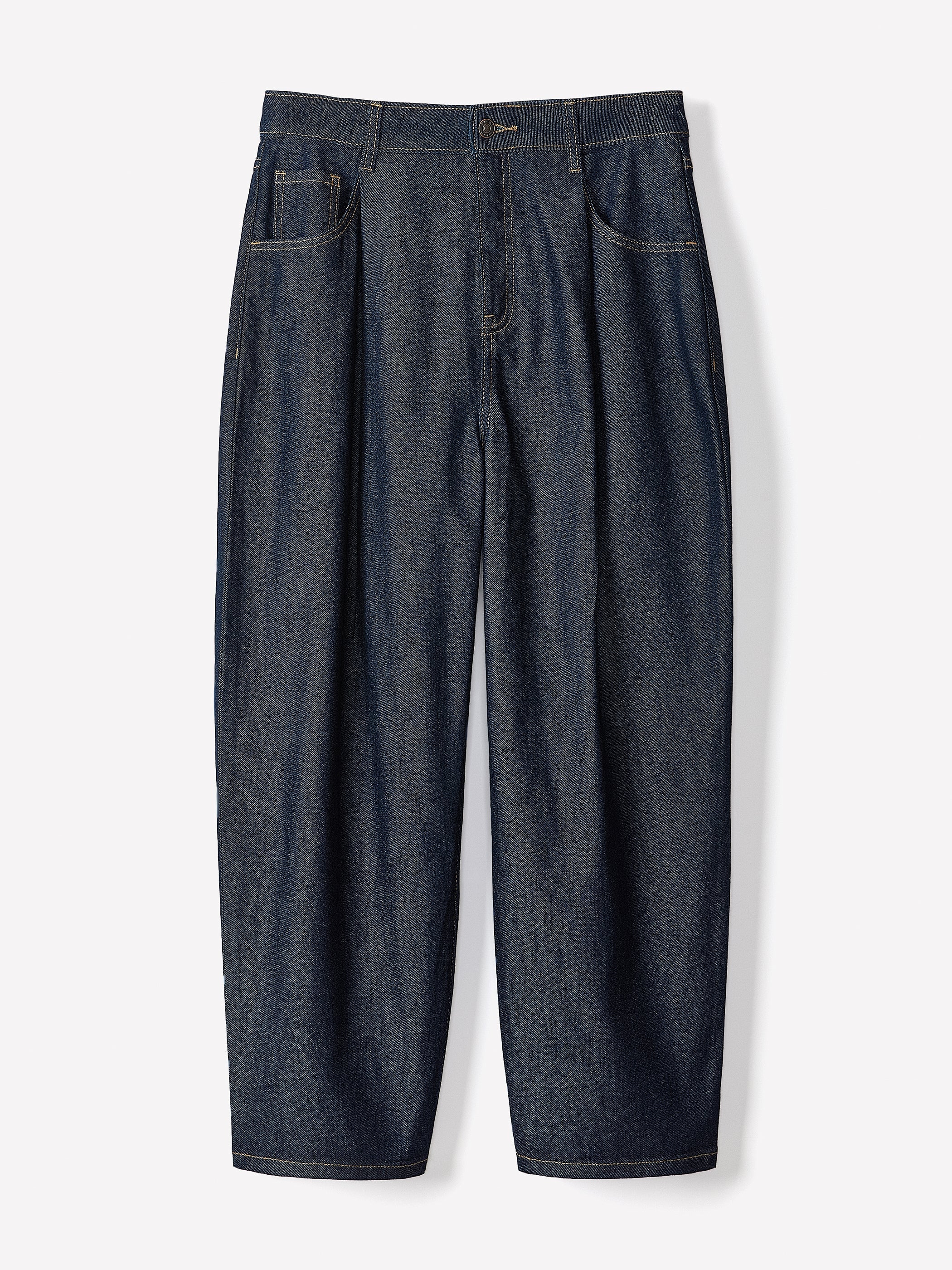 RW&CO High-Rise Barrel Jeans