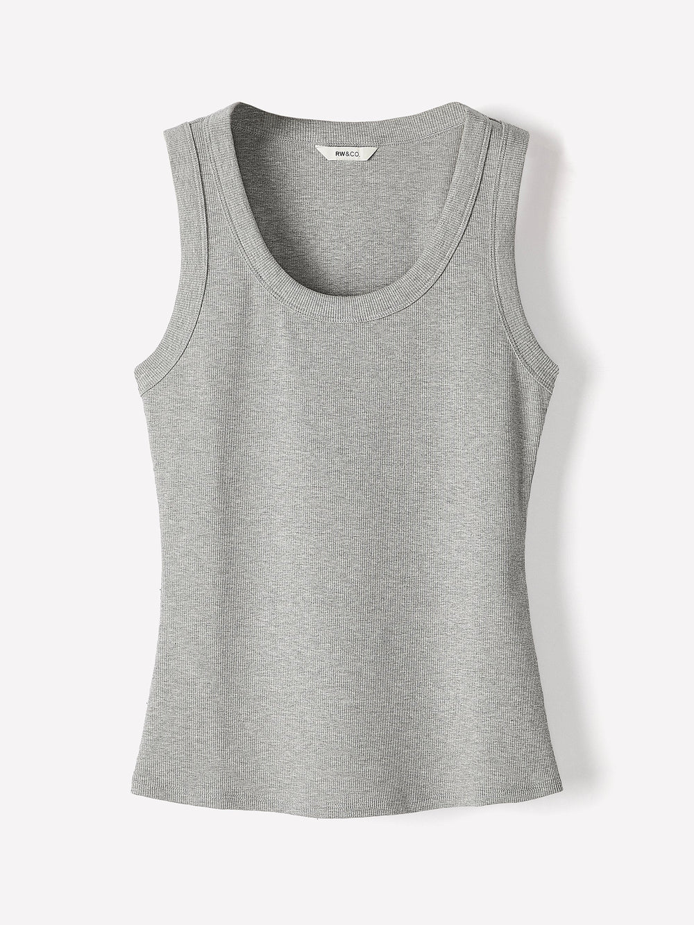 RW&CO Scoop-Neck Ribbed Tank