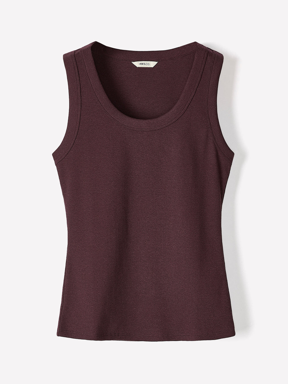RW&CO Scoop-Neck Ribbed Tank